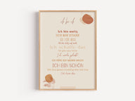 Affirmationsposter „Ich bin ich“ für Erwachsene