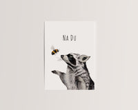 Na du – Waschbär & Hummel
