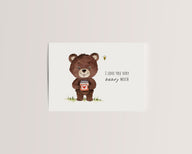 I love you very beary much – Marmeladenbär mit Biene