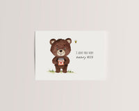I love you very beary much – Marmeladenbär mit Biene