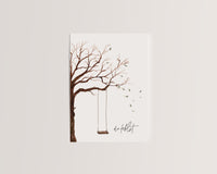 Du fehlst – Baum mit Schaukel