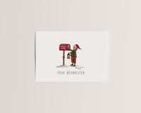 Frohe Weihnachten – Weihnachtswichtel am Briefkasten