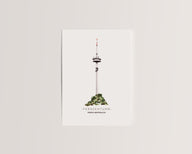 Porta Westfalica Fernsehturm - Postkarte