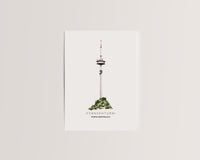 Porta Westfalica Fernsehturm - Postkarte