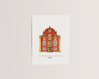 Meppen Gymnasialkirche - Postkarte