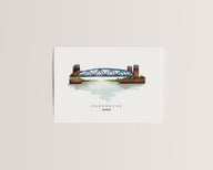 Meppen Hubbrücke - Postkarte