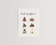 Porta Westfalica Sehenswürdigkeiten - Postkarte