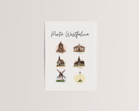 Porta Westfalica Sehenswürdigkeiten - Postkarte