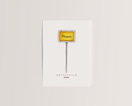 Meppen Ortsschild - Postkarte