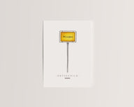Minden Ortsschild - Postkarte