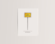 Porta Westfalica Ortsschild - Postkarte