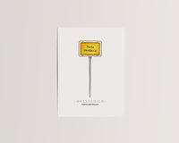Porta Westfalica Ortsschild - Postkarte