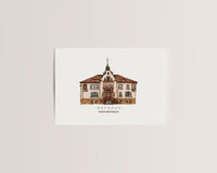 Porta Westfalica Rathaus - Postkarte