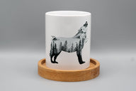 Mystischer Wolf - Tasse 340ml