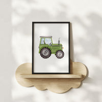 Trecker -  Kunstdruck für Kinder