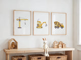 Betonmischer -  Kunstdruck für Kinder