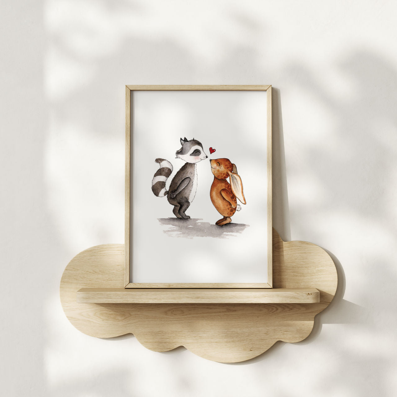 Tier-Pärchen - Kunstdruck