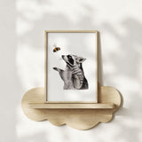 tierische Freunde - Kunstdruck