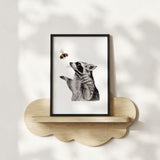 tierische Freunde - Kunstdruck