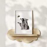 tierische Freunde - Kunstdruck