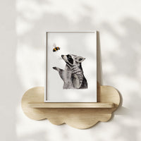 tierische Freunde - Kunstdruck