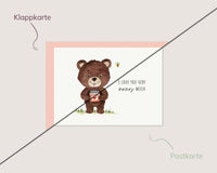 I love you very beary much – Marmeladenbär mit Biene