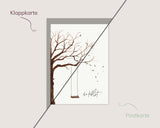 Du fehlst – Baum mit Schaukel