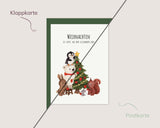 Weihnachten ist dort, wo wir zusammen sind – Tiere am Tannenbaum