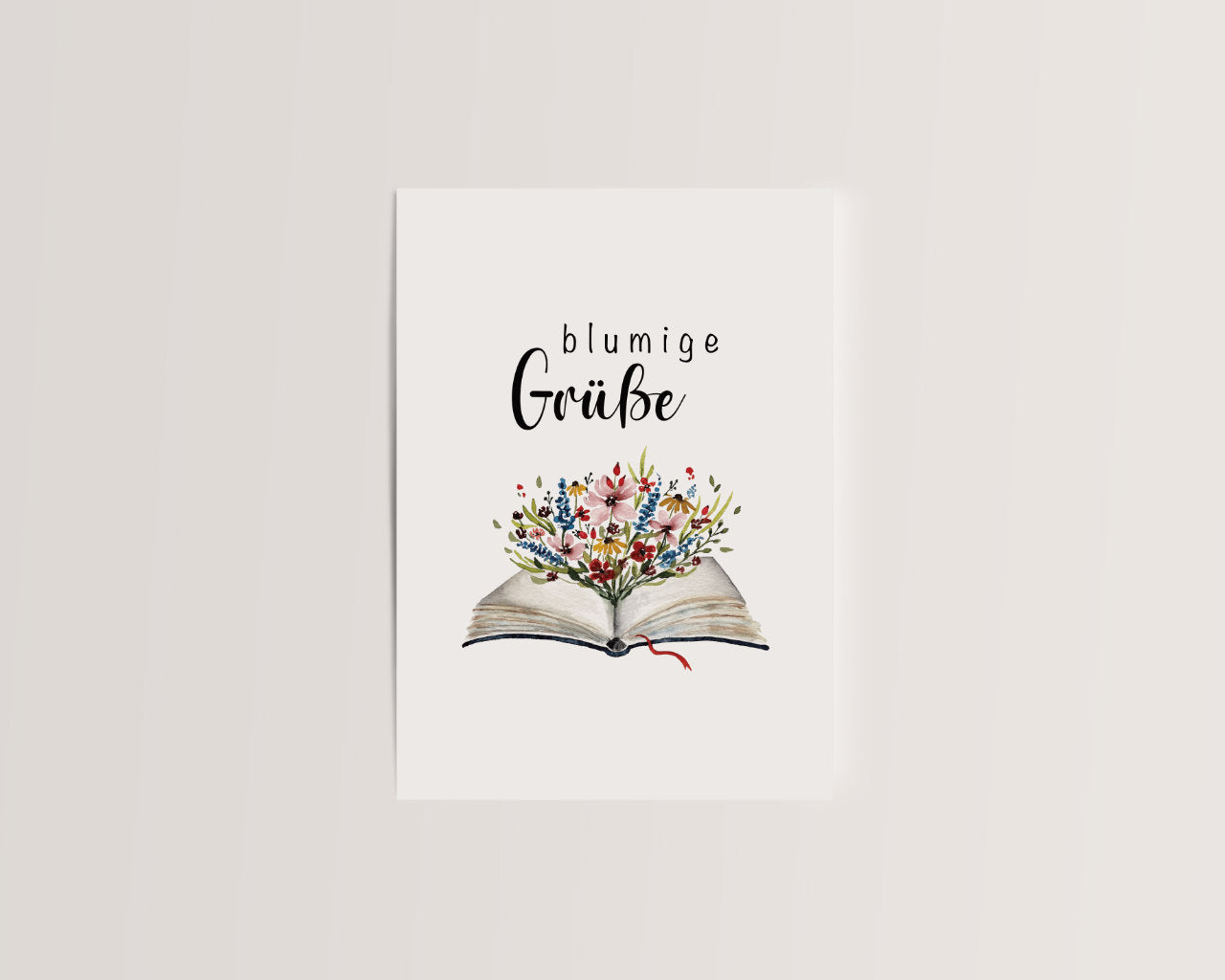 Blumige Grüße - Blumenbuch