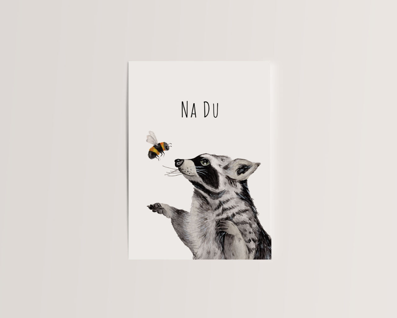 Na du – Waschbär & Hummel