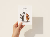 Always better together – Waschbär & Hase