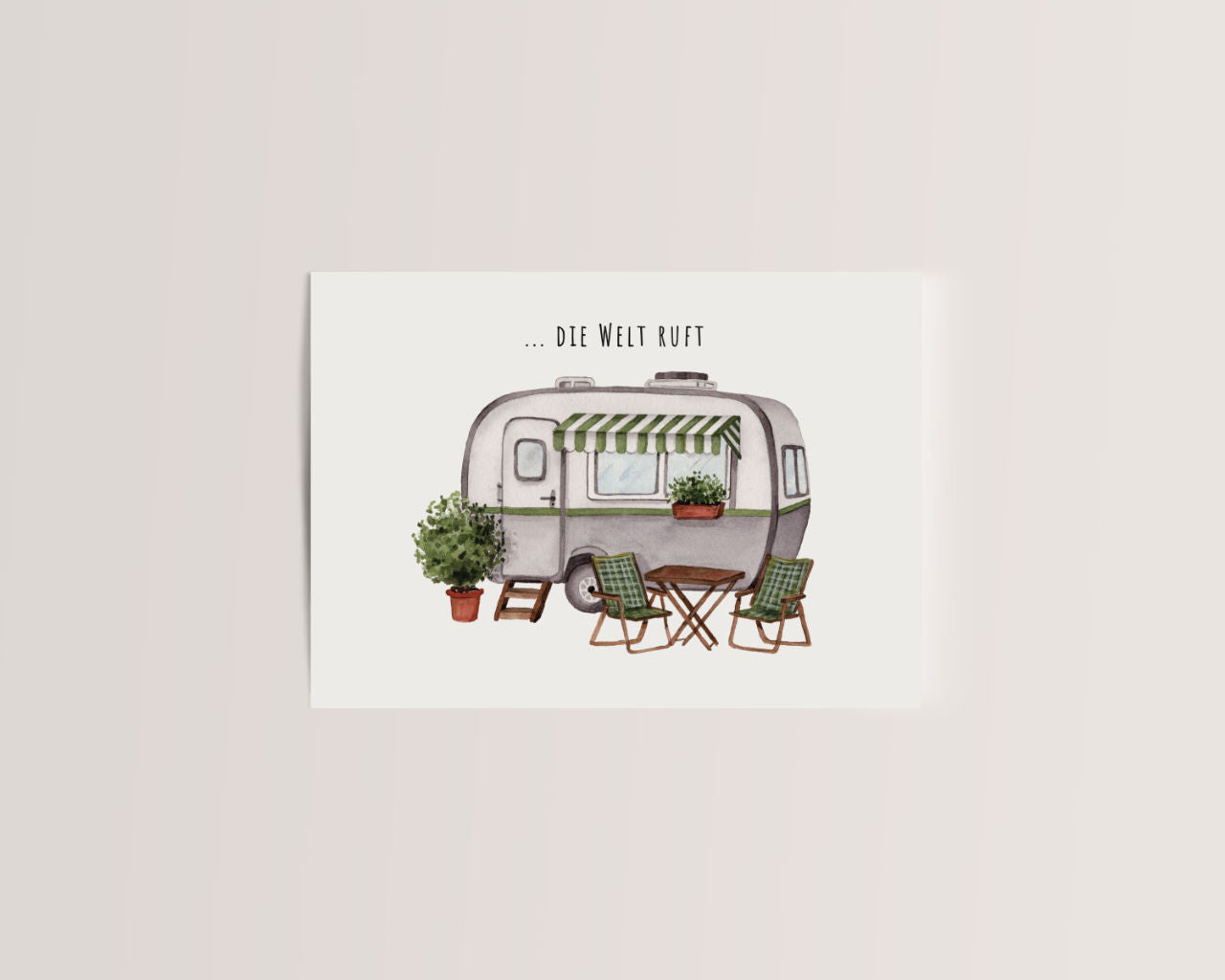 Die Welt ruft - Wohnwagen