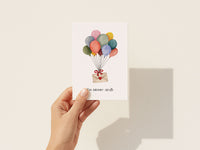 Ein kleiner Gruß – Brief an Luftballons