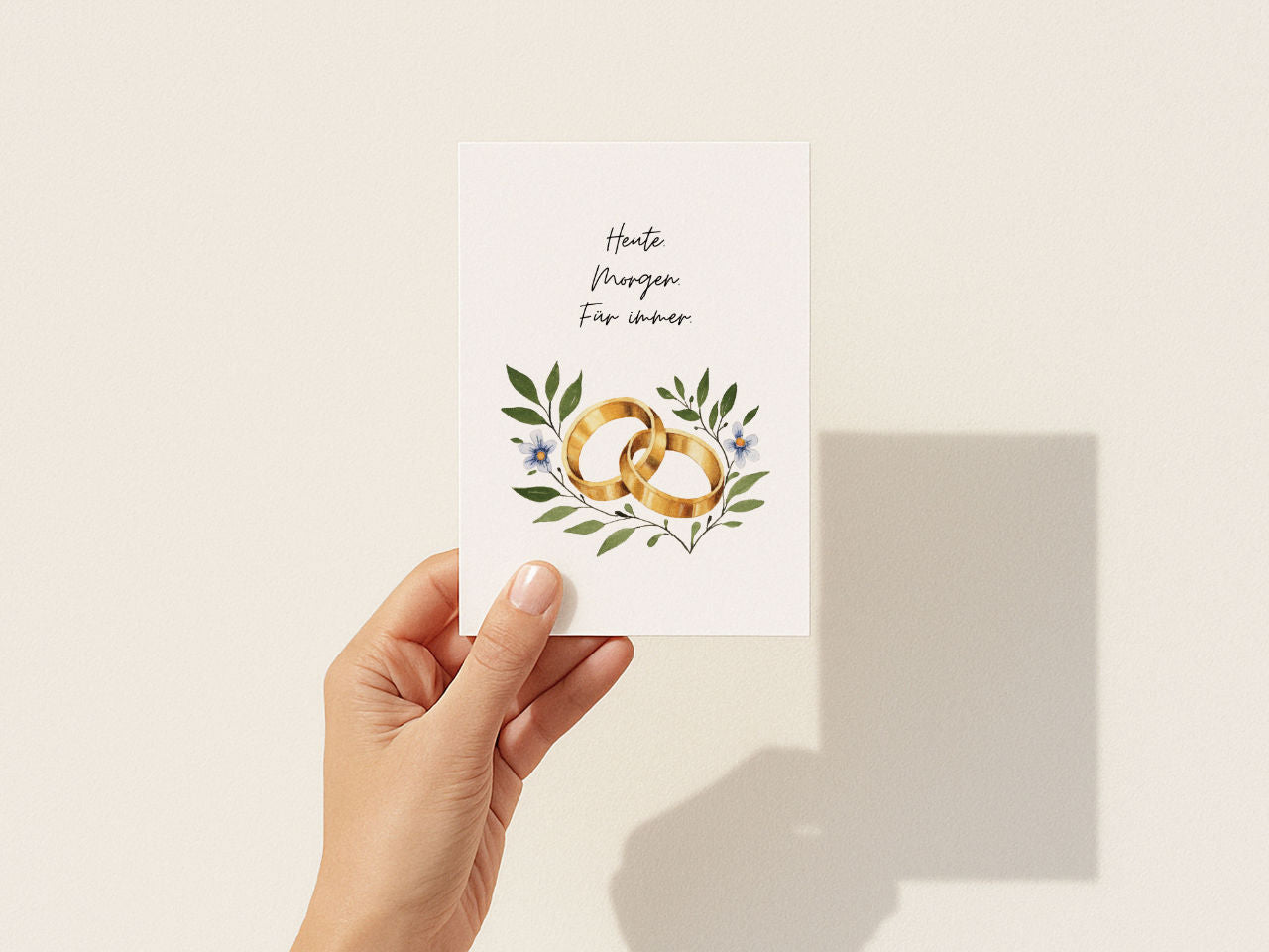 Heute. Morgen. Für immer. – Goldene Ringe