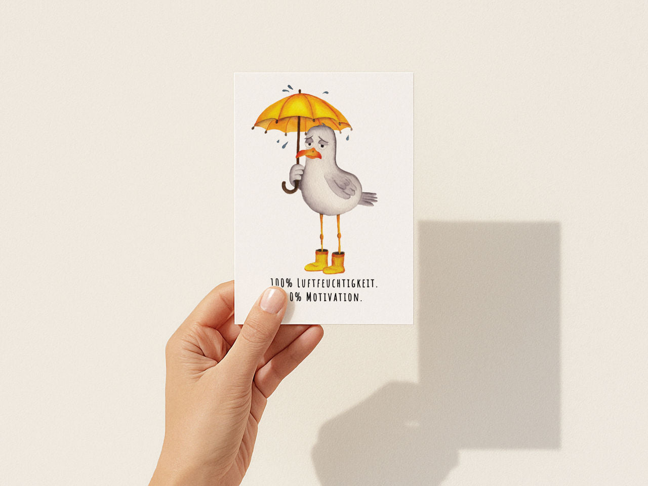 100 % Luftfeuchtigkeit, 0 % Motivation – Pechmöwe