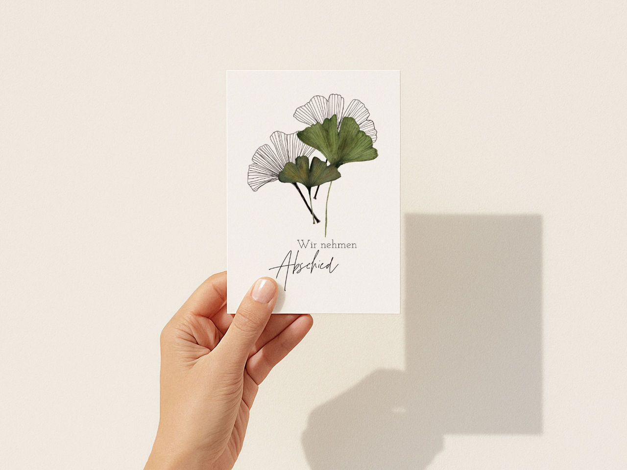 Wir nehmen Abschied – Ginkgoblätter