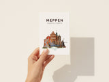 Meppen Skyline-Collage - Postkarte