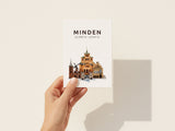 Minden Skyline-Collage - Postkarte