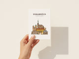 Osnabrück Skyline-Collage - Postkarte