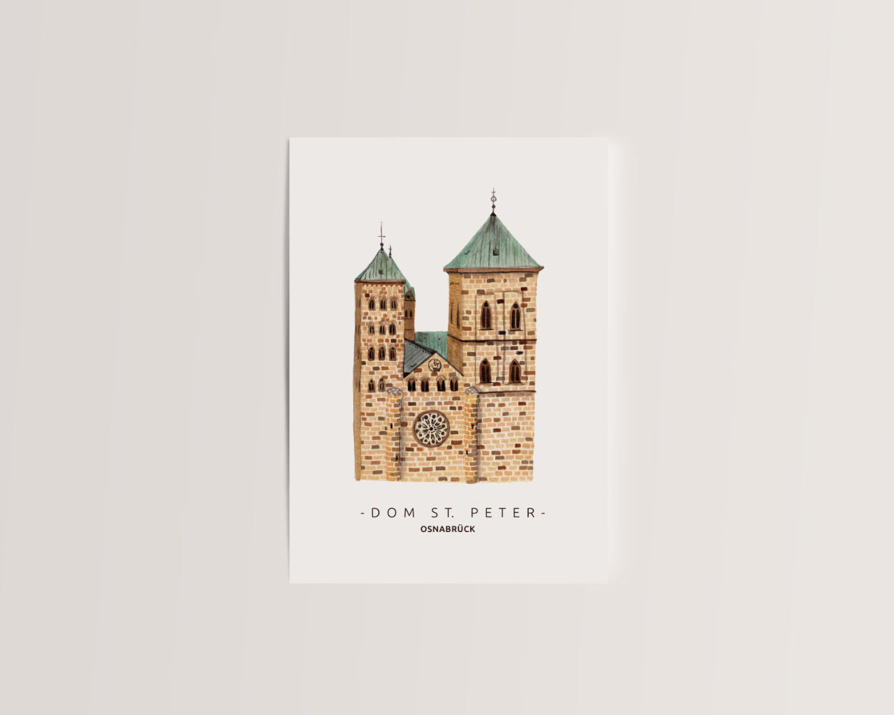 Osnabrück St. Peter Dom  - Postkarte