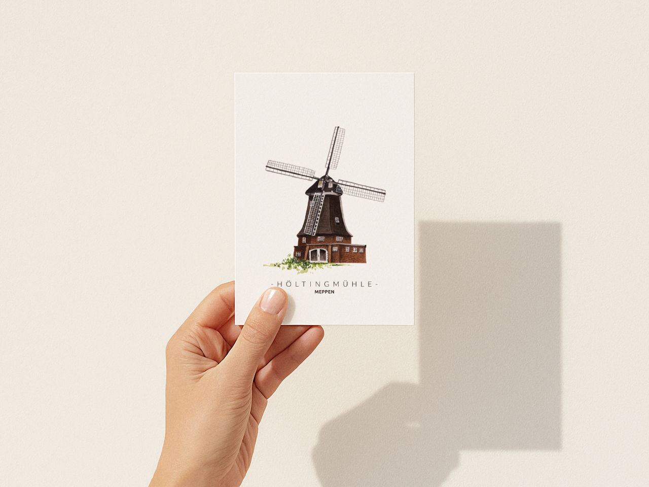 Meppen Höltingmühle - Postkarte