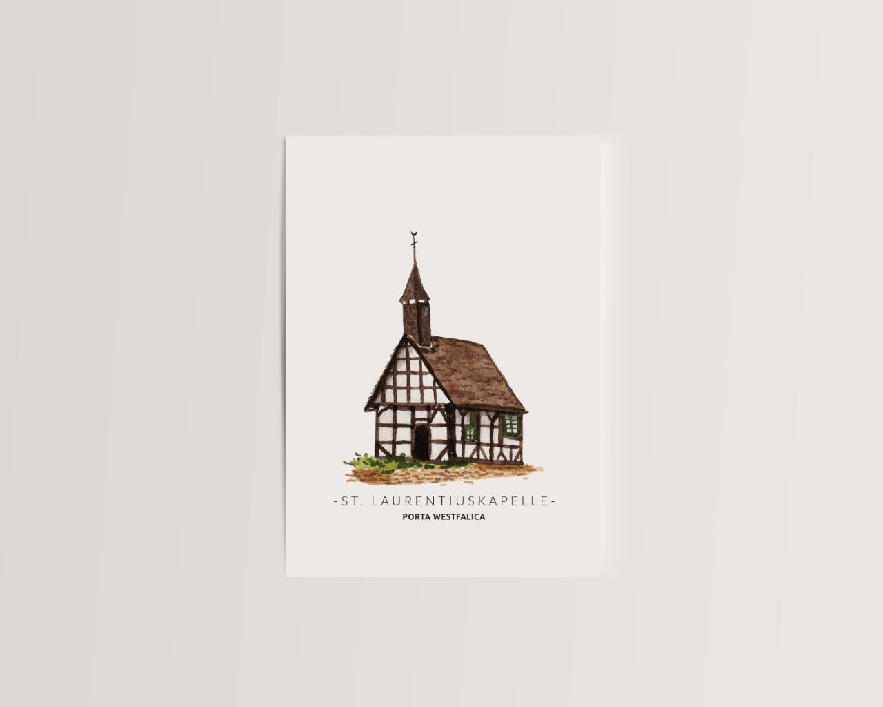 Porta Westfalica St. Laurentiuskapelle - Postkarte