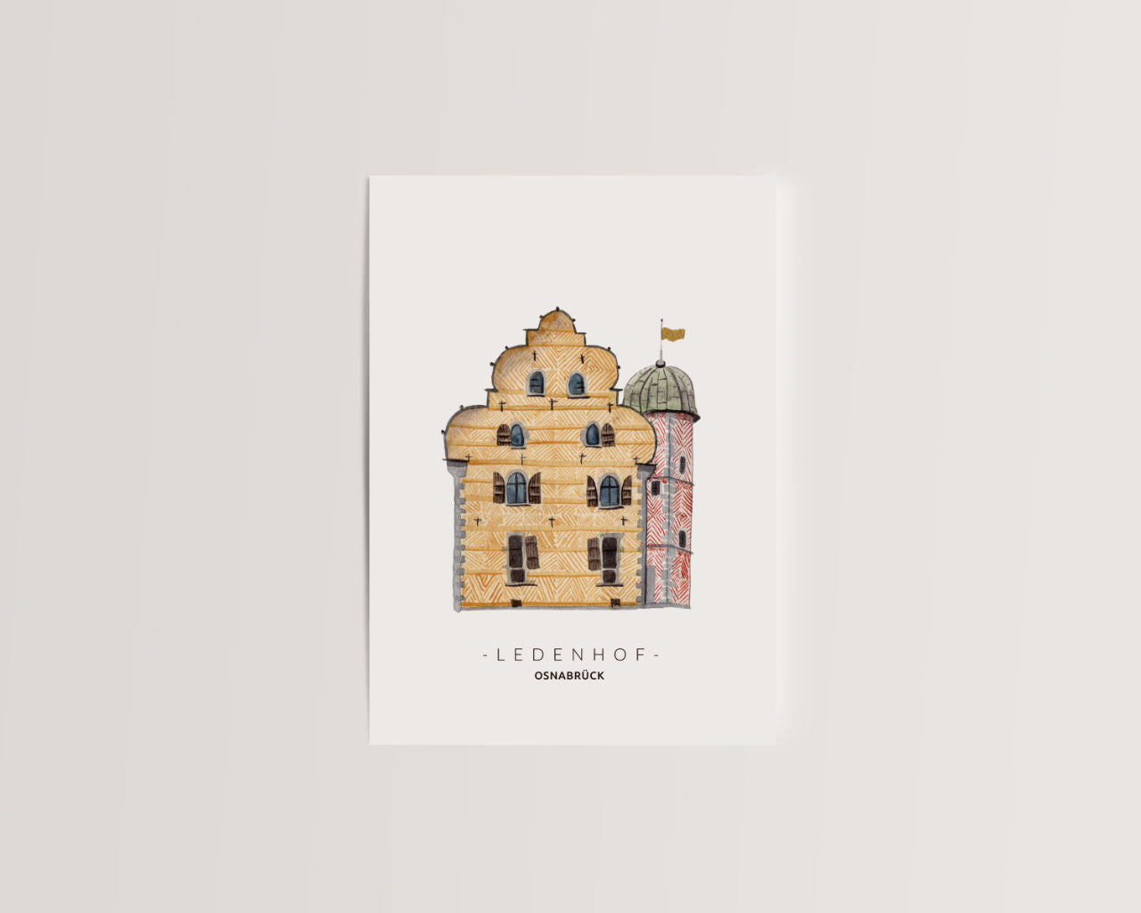Osnabrück Ledenhof - Postkarte