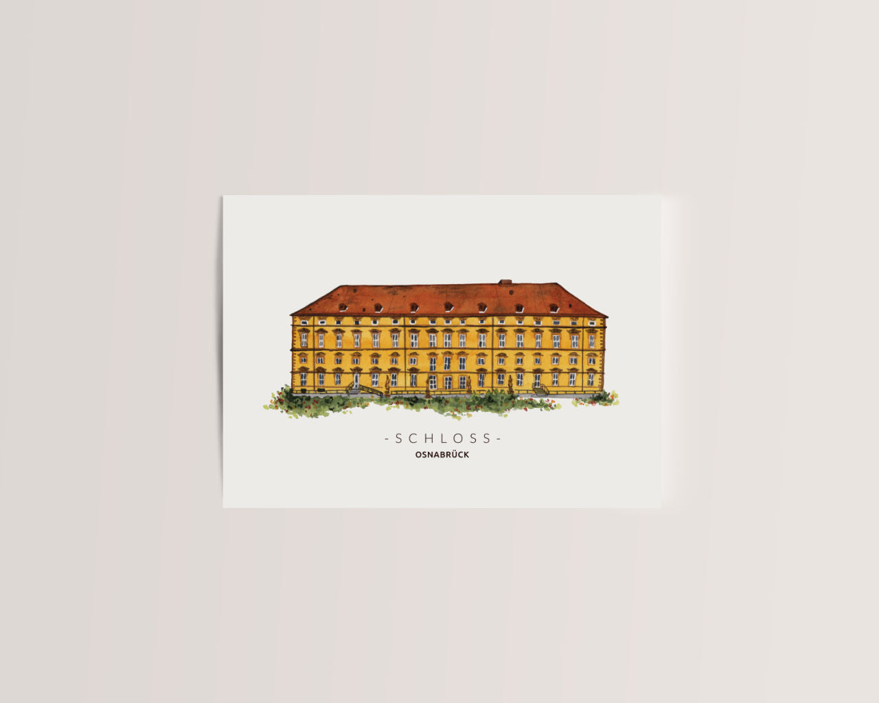 Osnabrück Schloss  - Postkarte