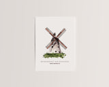 Porta Westfalica Windmühle Holzhausen - Postkarte