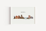 Meppen Skyline - Kunstdruck