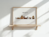 Minden Skyline - Kunstdruck