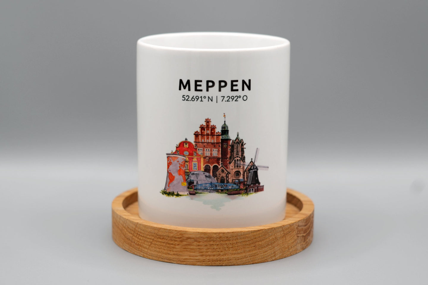Meppen Skyline-Collage - Tasse 340ml