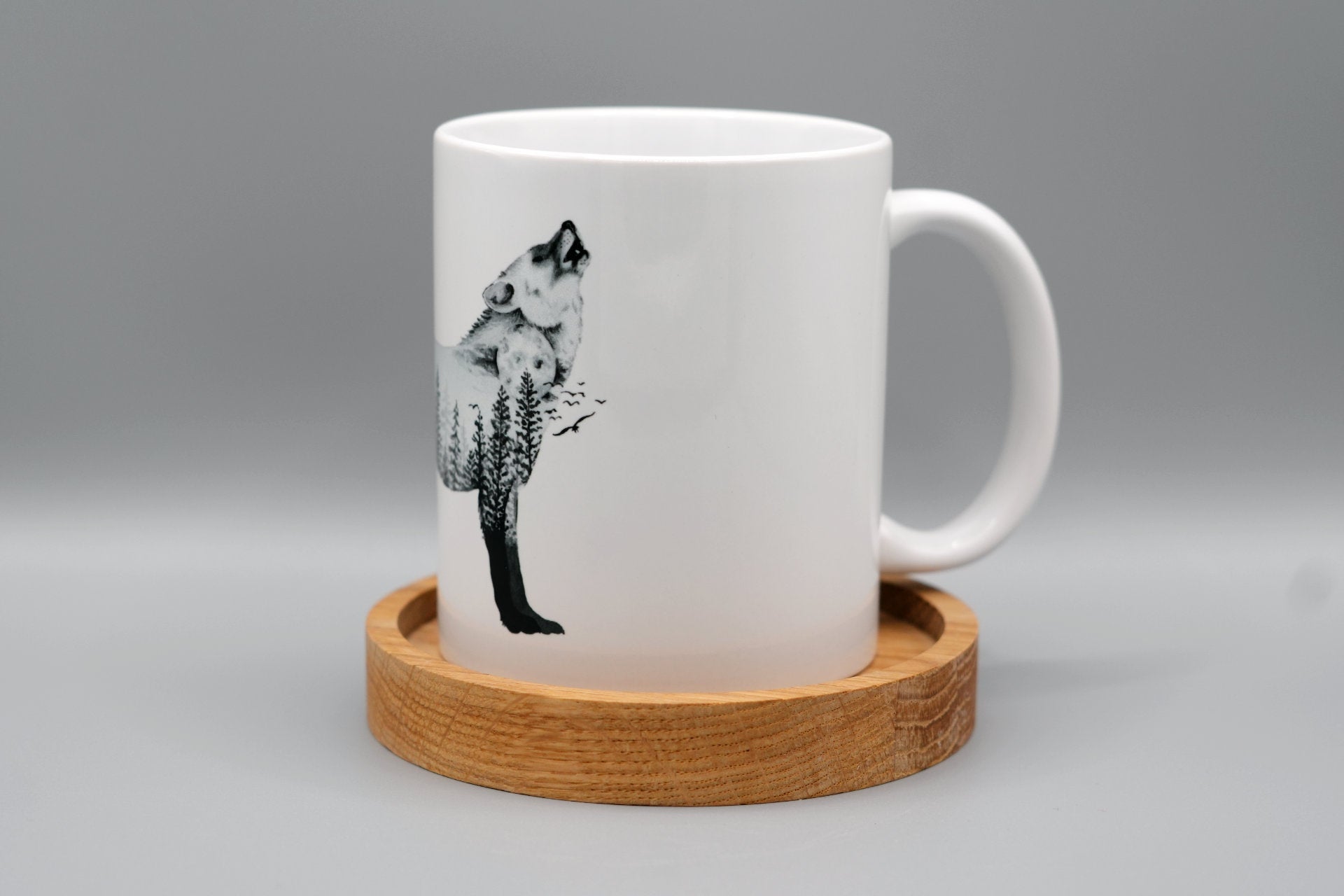 Mystischer Wolf - Tasse 340ml