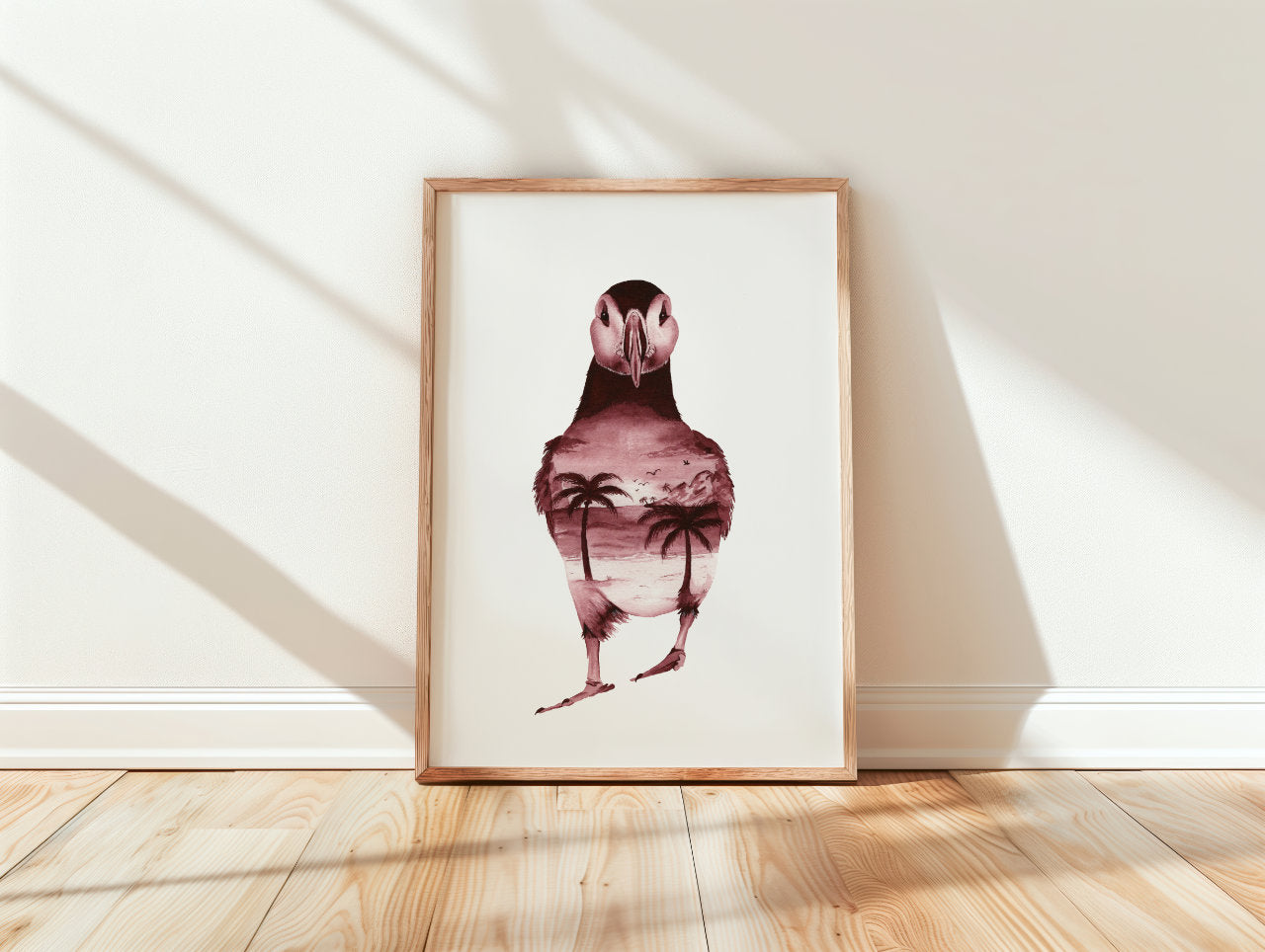 Papageientaucher in Aquarell - Kunstdruck